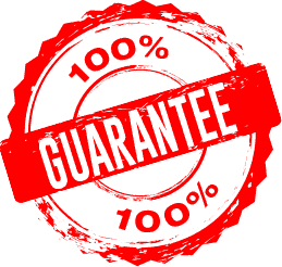 100% guarantee